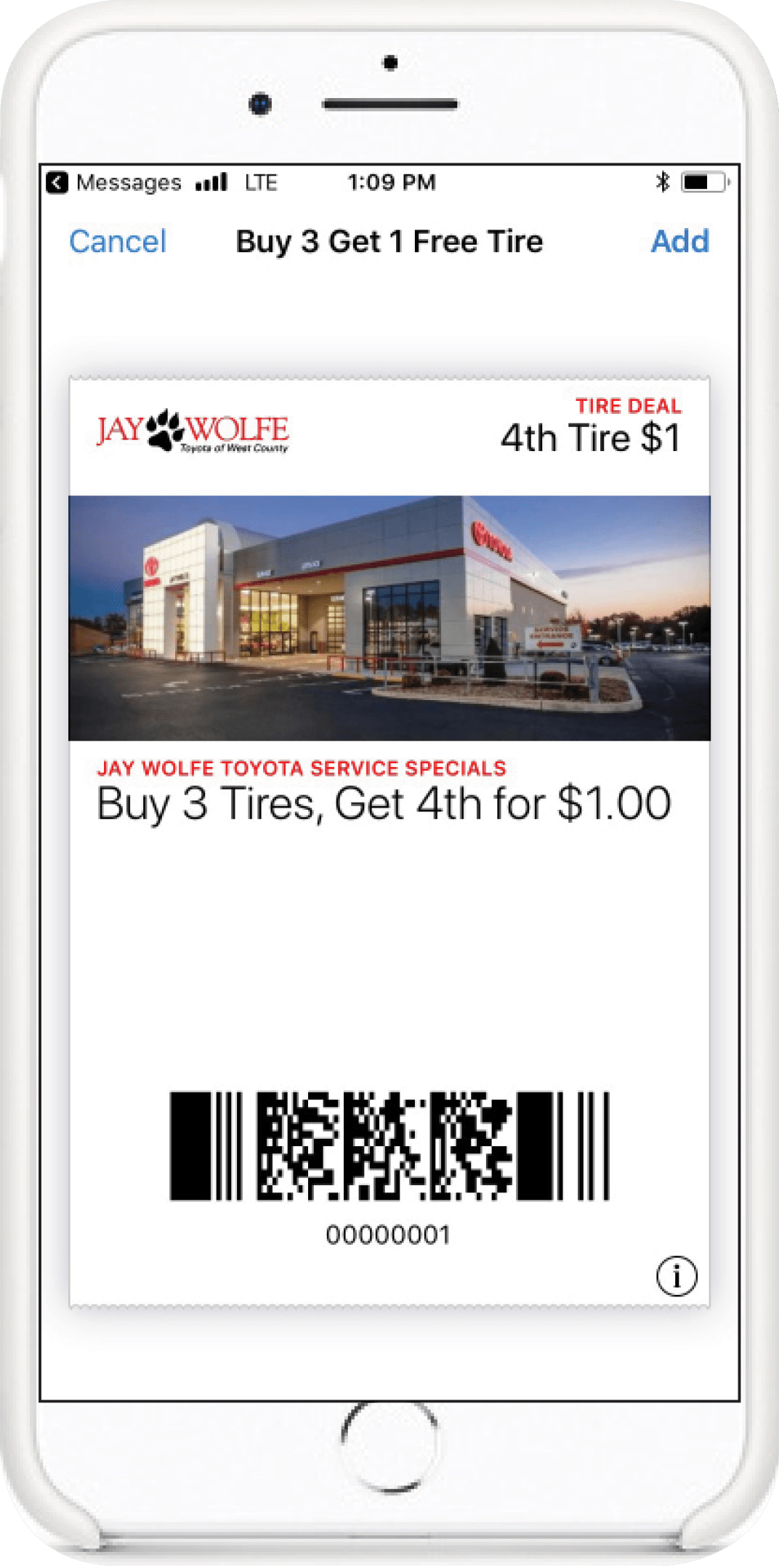 Dealer Wallet Service and Parts Specials