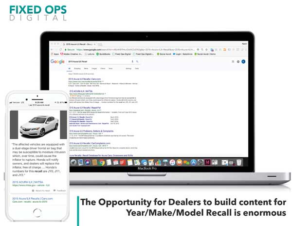 Car Dealership Recall Marketing