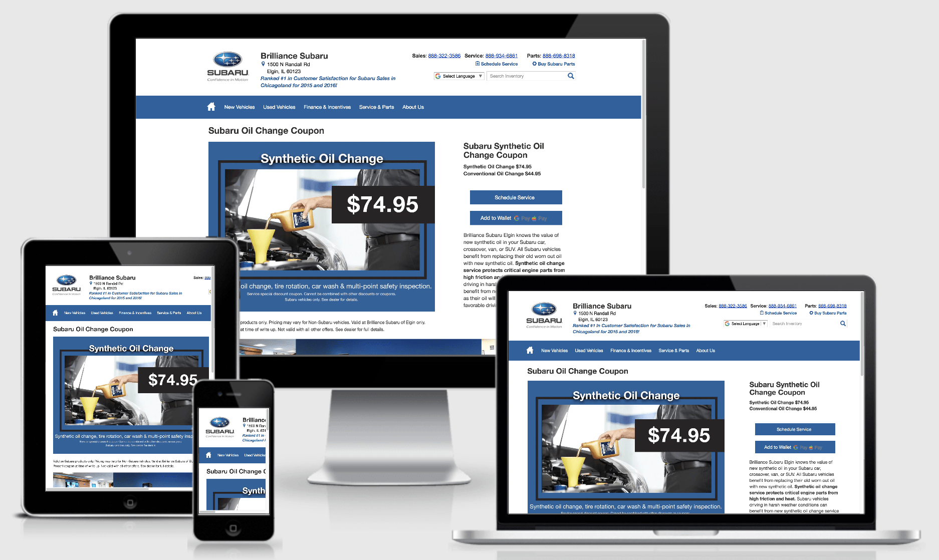 Subaru Car Dealership SEO Fixed Ops Marketing
