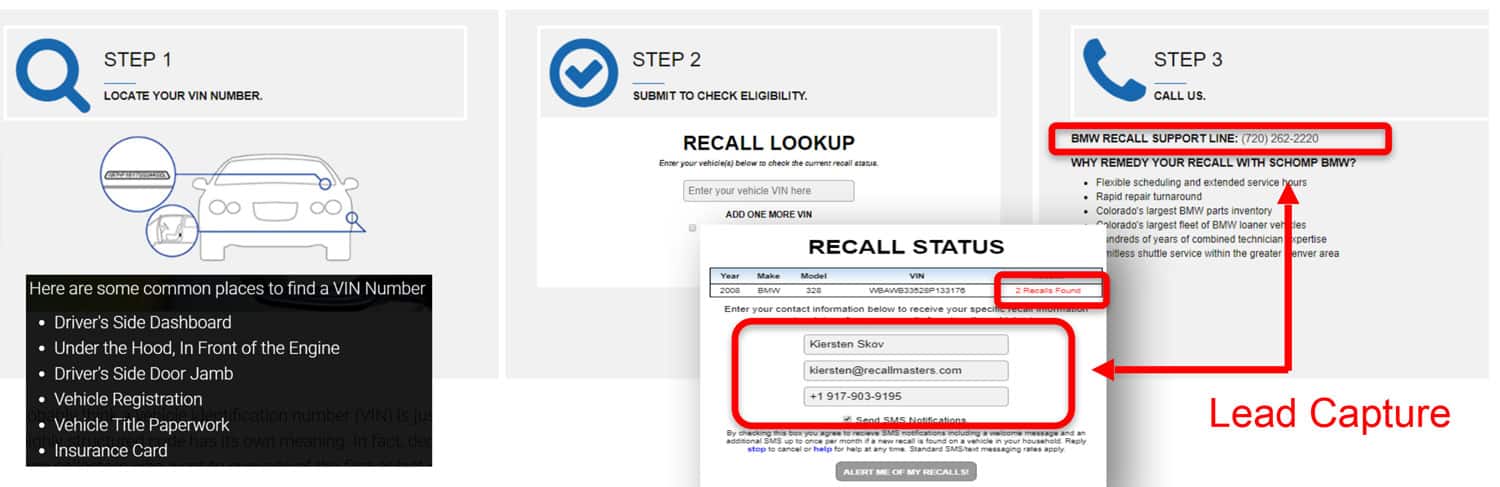 Recall Lookup Tool