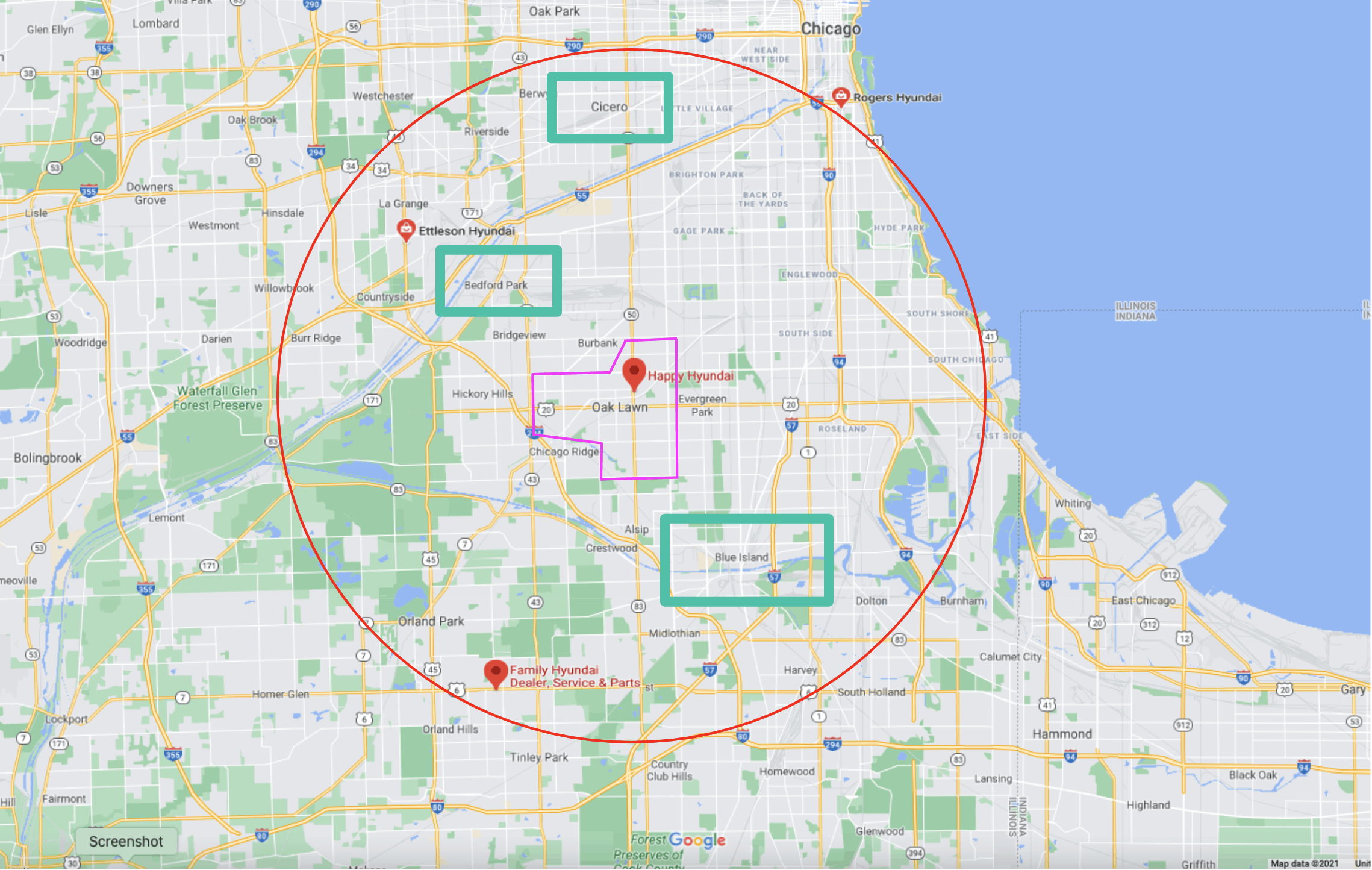Drive Service SEO Local Results